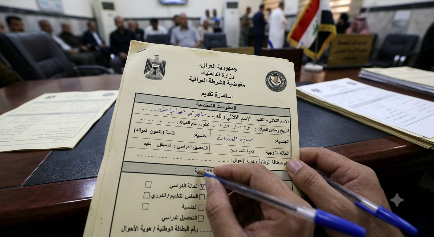 استمارة مفوضية الشرطة